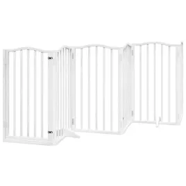 skladana-bramka-dla-psa-z-drzwiami-6-paneli-biala-300-cm