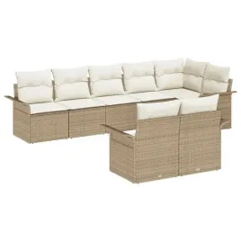 zestaw-sof-na-ogrod-z-poduszka-8-pcs-bezowy-polirattan