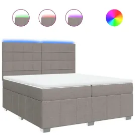 lozko-kontynentalne-z-materacem-taupe-tkanina-200x200-cm