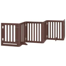 skladana-bramka-dla-psa-z-drzwiami-6-paneli-braz-300-cm