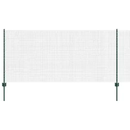zestaw-ogrodzen-2-sztuki-zielony-metalowy-10-x-1-m-ogrodzenie
