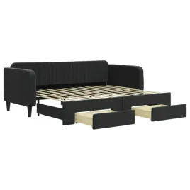 czarna-lezanka-2-w-1-z-szufladami-wymiary-po-zlozeniu-223-x-100-x-75-cm