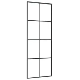 drzwi-przesuwne-aluminiowe-76x205-cm-czarne-szklo-esg-5-mm