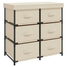 szafka-z-6-szufladami-stal-i-tkanina-kremowa-55x29x55-cm