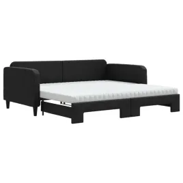 czarna-lezanka-rozkladana-2-w-1-z-materacami-223-x-110-x-75-cm