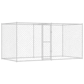 klatka-dla-psa-srebrny-400-x-200-x-256-cm-stal-galwanizowana