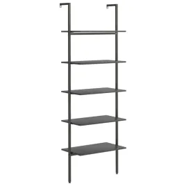 regal-drabinowy-5-poziomowy-czarny-64-x-35-x-185-cm