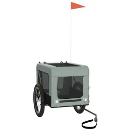 przyczepka-rowerowa-dla-zwierzat-szaro-czarna-63x123x66-cm