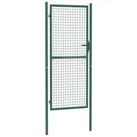 brama-ogrodzeniowa-zielona-malowana-proszkowo-stal-100x200-cm-srednica-s