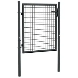 furtka-ogrodowa-antracytowa-100-x-125-cm-ze-stali-galwanizowanej