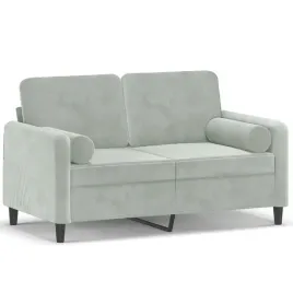 sofa-2-osobowa-aksamitna-jasnoszara-138x77x80-cm-z-poduszkami-dekoracyjnymi
