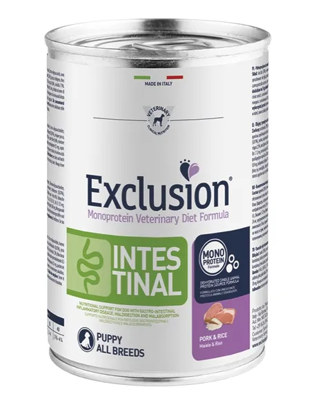 EXCLUSION INTESTINAL PUPPY PORK & RICE 0,4 KG