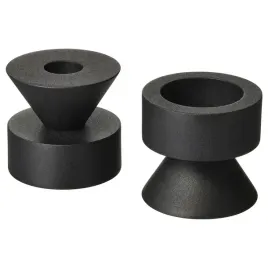 ikea-stockholm-2025-swiecznik-czarny-6-cm