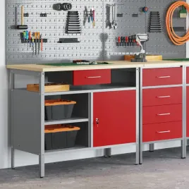 stol-warsztatowy-z-zamykana-szafka-czerwony-100x55x85-cm-stal