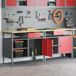zestaw-2-stolow-roboczych-vidaxl-czerwony-stal