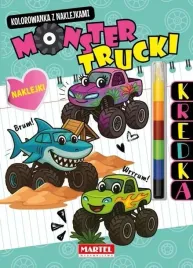 kolorowanka-z-kredka-monster-trucki-praca-zbiorowa