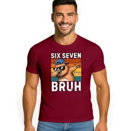 koszulka-meska-t-shirt-67-six-seven-viral-capybara-xxl-prezent-jakosc