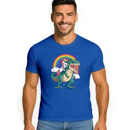 koszulka-meska-t-shirt-jednorozec-unicorn-dinozaur-l-prezent-jakosc