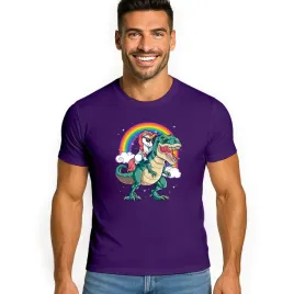 koszulka-meska-t-shirt-jednorozec-unicorn-dinozaur-xl-prezent-jakosc