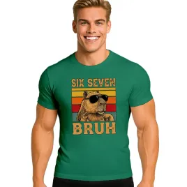 koszulka-meska-t-shirt-67-six-seven-viral-capybara-xxl-prezent-jakosc