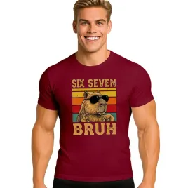 koszulka-meska-t-shirt-67-six-seven-viral-capybara-xxl-prezent-jakosc