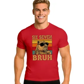 koszulka-meska-t-shirt-67-six-seven-viral-capybara-xxl-prezent-jakosc