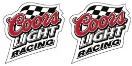coors-light-racing-2x-naklejki-9x9cm