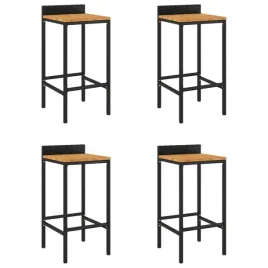 hokery-barowe-z-rattanu-pe-i-drewna-akacjowego-czarne-40-x-44-x-86-cm