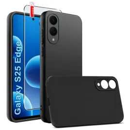 zestaw-etui-do-samsung-s25-edge-or-matowe-czarne-silikon-slim-szklo