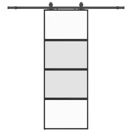 czarne-przesuwne-drzwi-szklane-76-x-205-cm-hartowane-szklo-aluminium