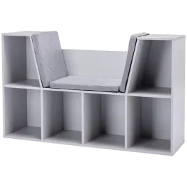 regal-dla-dzieci-homcom-2-w-1-szary-103x30x62-cm