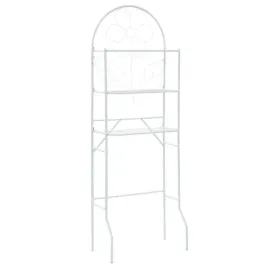 regal-lazienkowy-z-motywem-kwiatu-bialy-stal-60x33x174-cm