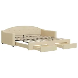 kremowa-rozkladana-lezanka-z-szufladami-223-x-110-x-75-cm