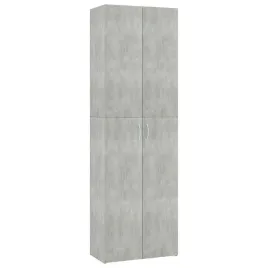 szafa-biurowa-minimalistyczna-z-5-polkami-szarosc-betonu-60x32x190-cm