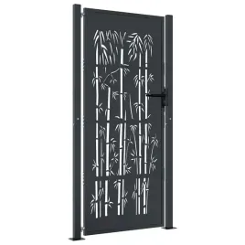 brama-ogrodowa-antracytowa-110-x-180-cm-stal-ocynkowana-wzor-laserowy