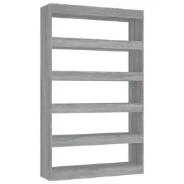 regal-biblioteczny-szary-dab-sonoma-100-x-30-x-166-cm