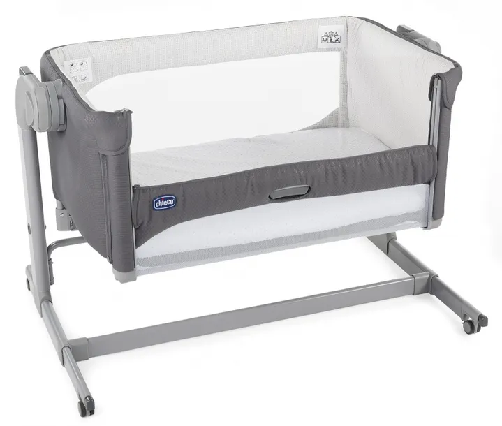 chicco-lozeczko-dostawne-next2me-magic-moon-grey-stan-nowy-bohater-inny