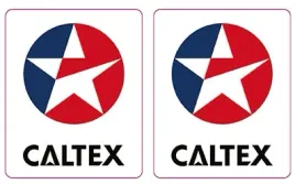 caltex-2x-naklejki-65x8cm
