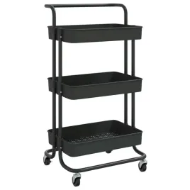 wozek-do-przechowywania-czarny-42-x-35-x-85-cm-z-uchwytem-i-kolkami