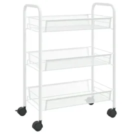 bialy-wozek-organizacyjny-z-siatkowym-koszem-46-x-26-x-64-cm