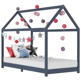 drewniana-rama-lozka-w-ksztalcie-domku-szara-206-x-98-x-1415-cm