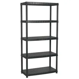 uniwersalny-regal-na-ksiazki-witryna-kwietnik-plastik-czarny-85x40x18