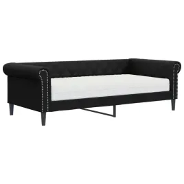 lozko-dzienne-2-w-1-z-materacem-90x200-cm-czarne-235x100x68-cm