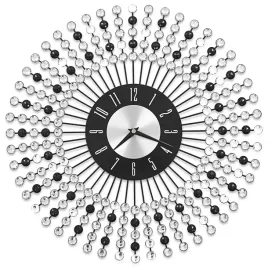metalowy-zegar-scienny-z-krysztalowymi-detalami-czarno-bialy-srednica