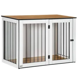 klatka-dla-psa-pawhut-106x60x76-cm-ciemny-orzech-bialy