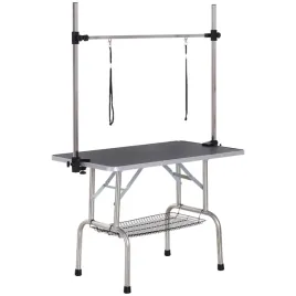 czarny-stol-do-pielegnacji-zwierzat-pawhut-107x60x170-cm