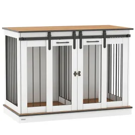 klatka-dla-psow-pawhut-bialy-120x60x885-cm