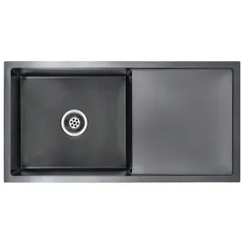czarny-zlew-kuchenny-87-x-44-x-20-cm-stal-nierdzewna-szczotkowana