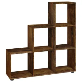 regal-schodkowy-na-ksiazki-drewnopochodny-przydymiony-dab-104x29x107-cm
