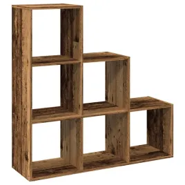 trzypoziomowy-regal-przegroda-stare-drewno-99-x-29-x-99-cm